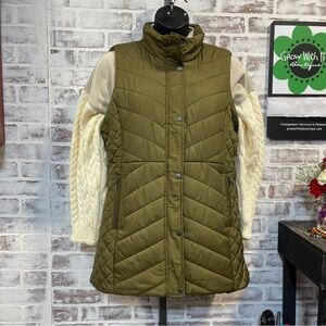 Weatherproof Women's Olive Puffer vest NWT women’s XL